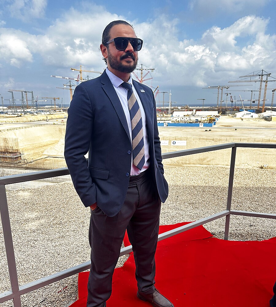 Mohamed Amer at El Dabaa nuclear power plant site, infrastructure consulting